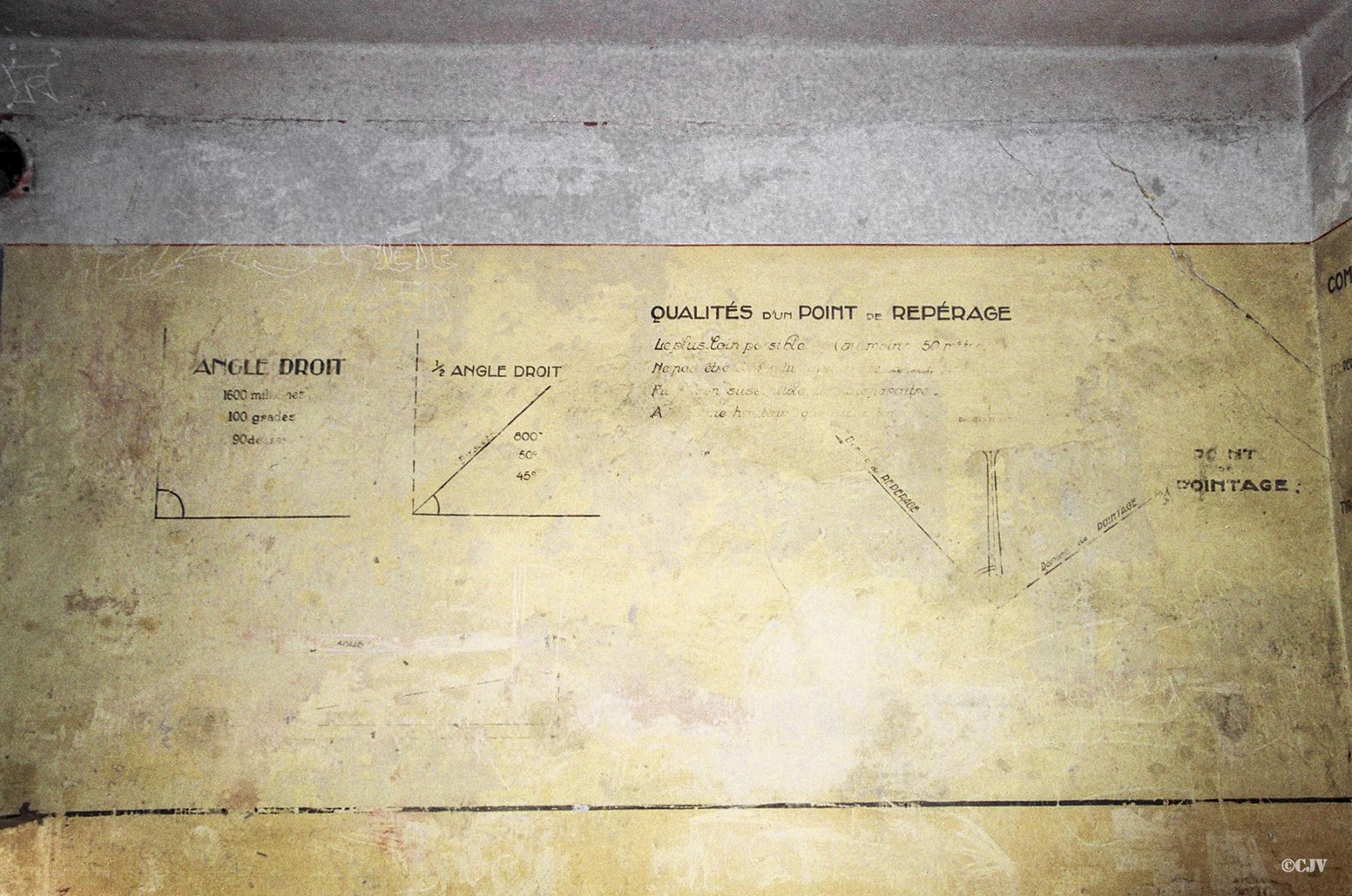 Ligne Maginot - LANGENSOULTZBACH - (Camp de sureté) - Bâtiment B
Salle 16
Peinture murale du casernement - Lia VERMEULEN