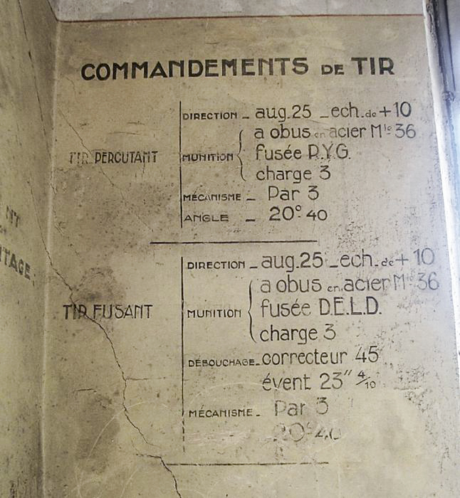 Ligne Maginot - LANGENSOULTZBACH - (Camp de sureté) - Bâtiment B
Salle 15
Documents d'instruction - GRAMI