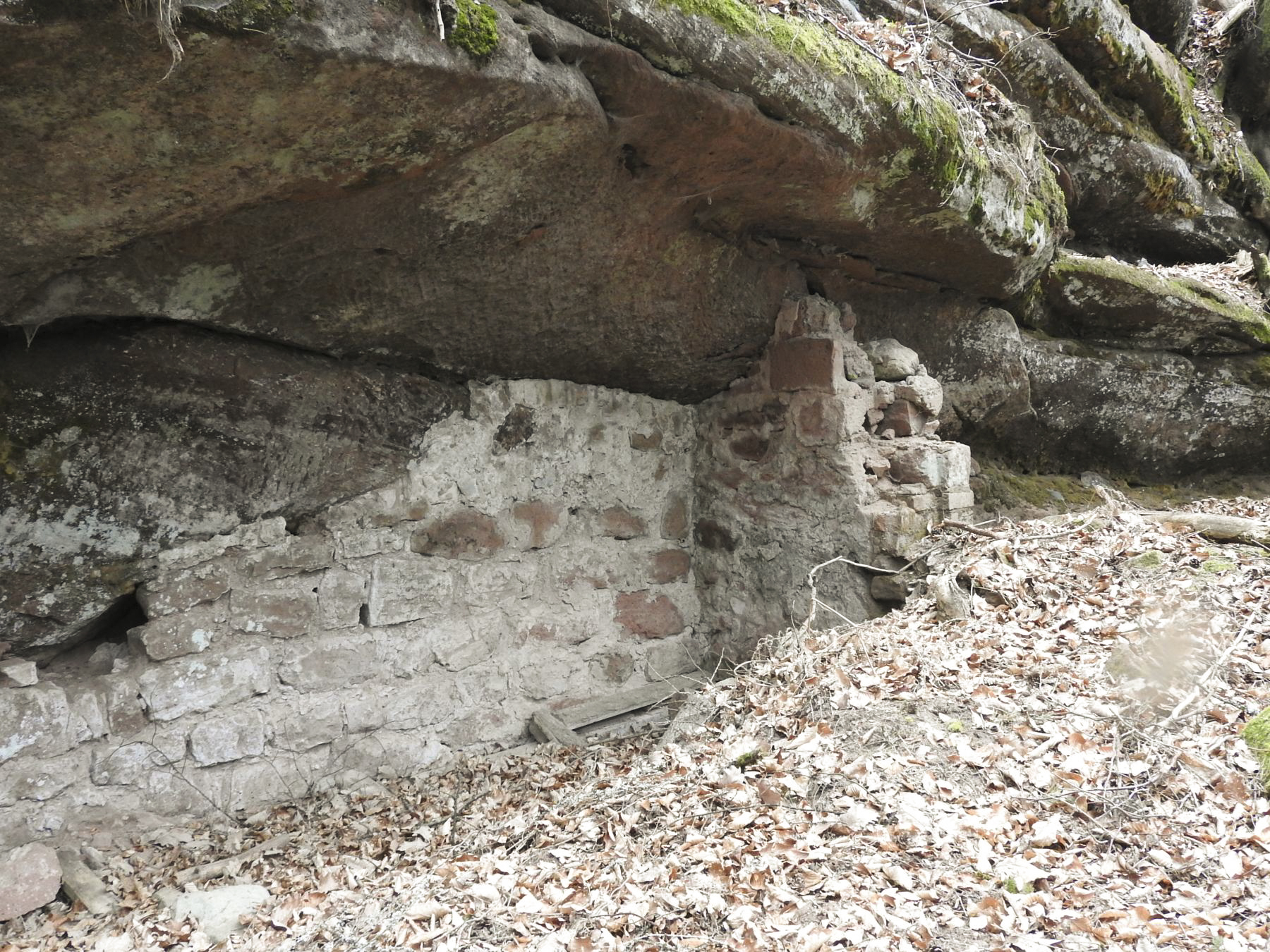 Ligne Maginot - PETIT STEINBERG - (Abri) - Les ruines d'un abri maçonné. - STENGER Mathieu