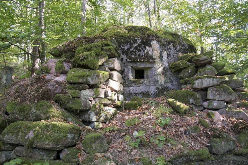 Ligne Maginot - FM41 - GRAND MUEHLBERG 1 - (Blockhaus pour arme infanterie) - Créneau frontal droit - B.Henrich