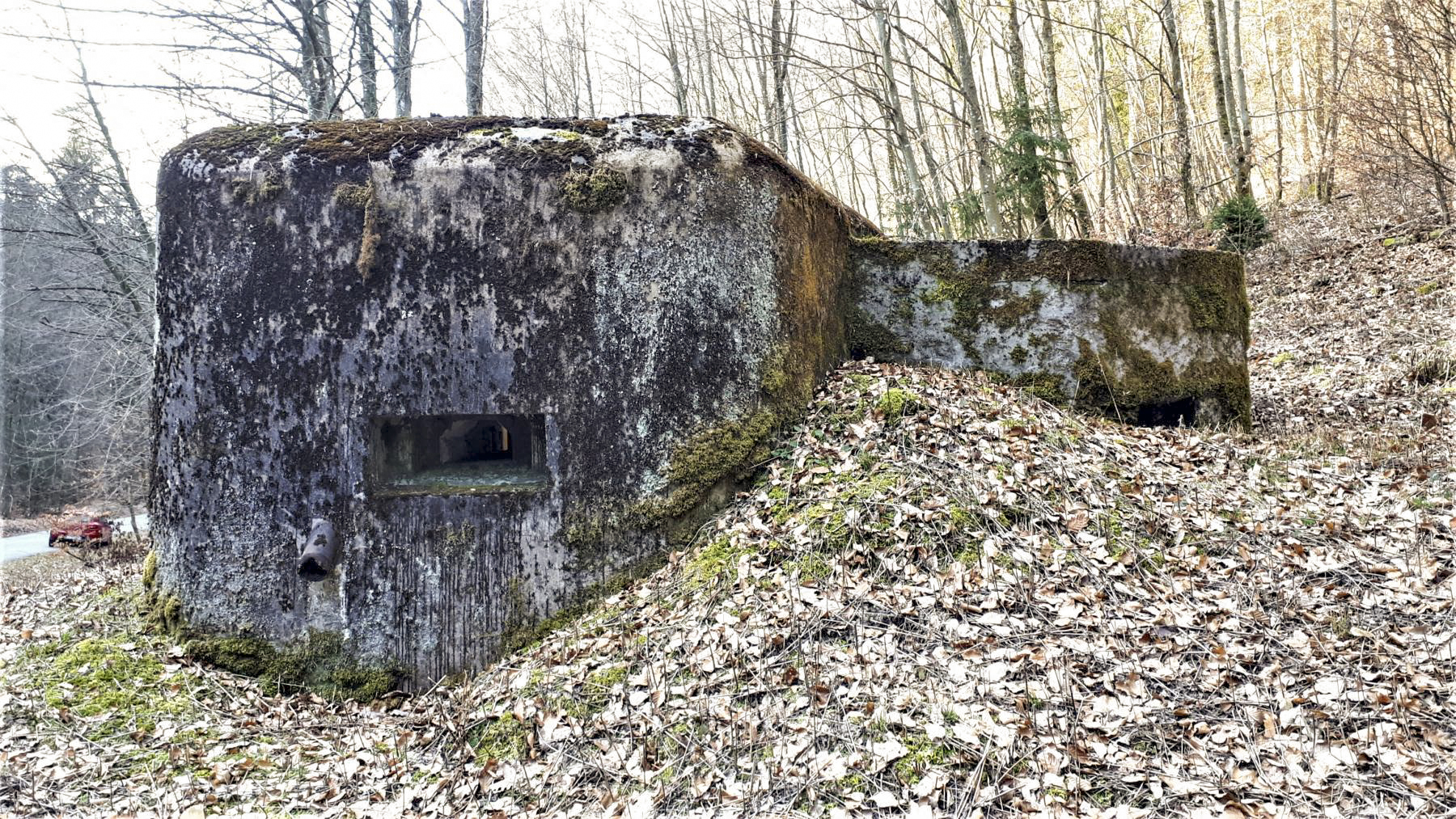 Ligne Maginot - LANGTHAL 1 - (Blockhaus pour arme infanterie) - Créneau FM frontal - Gregory Fuchs