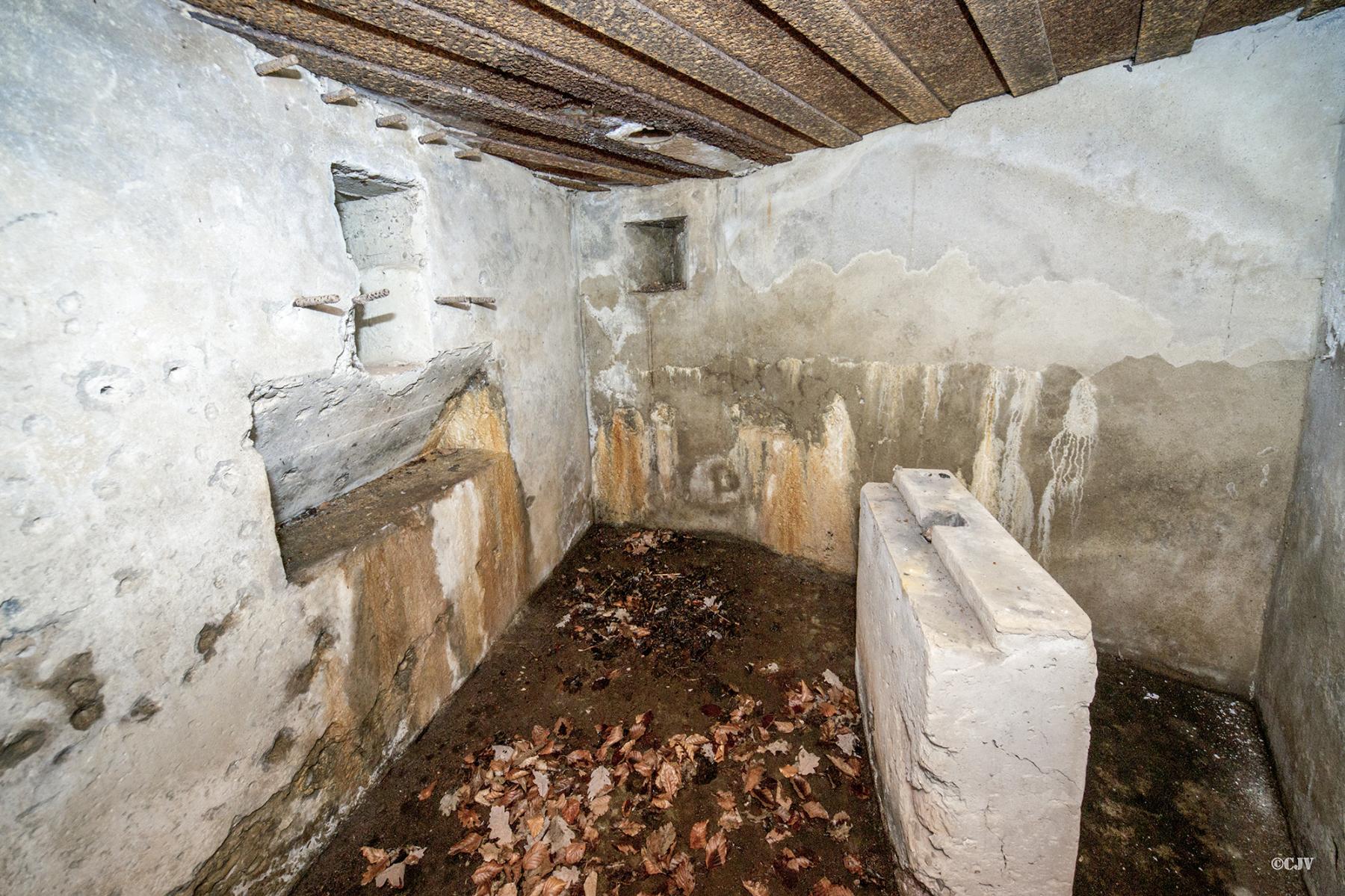 Ligne Maginot - M28 - BETZENTHAL 1 - (Blockhaus pour arme infanterie) - Chambre de tir ouest - Lia VERMEULEN