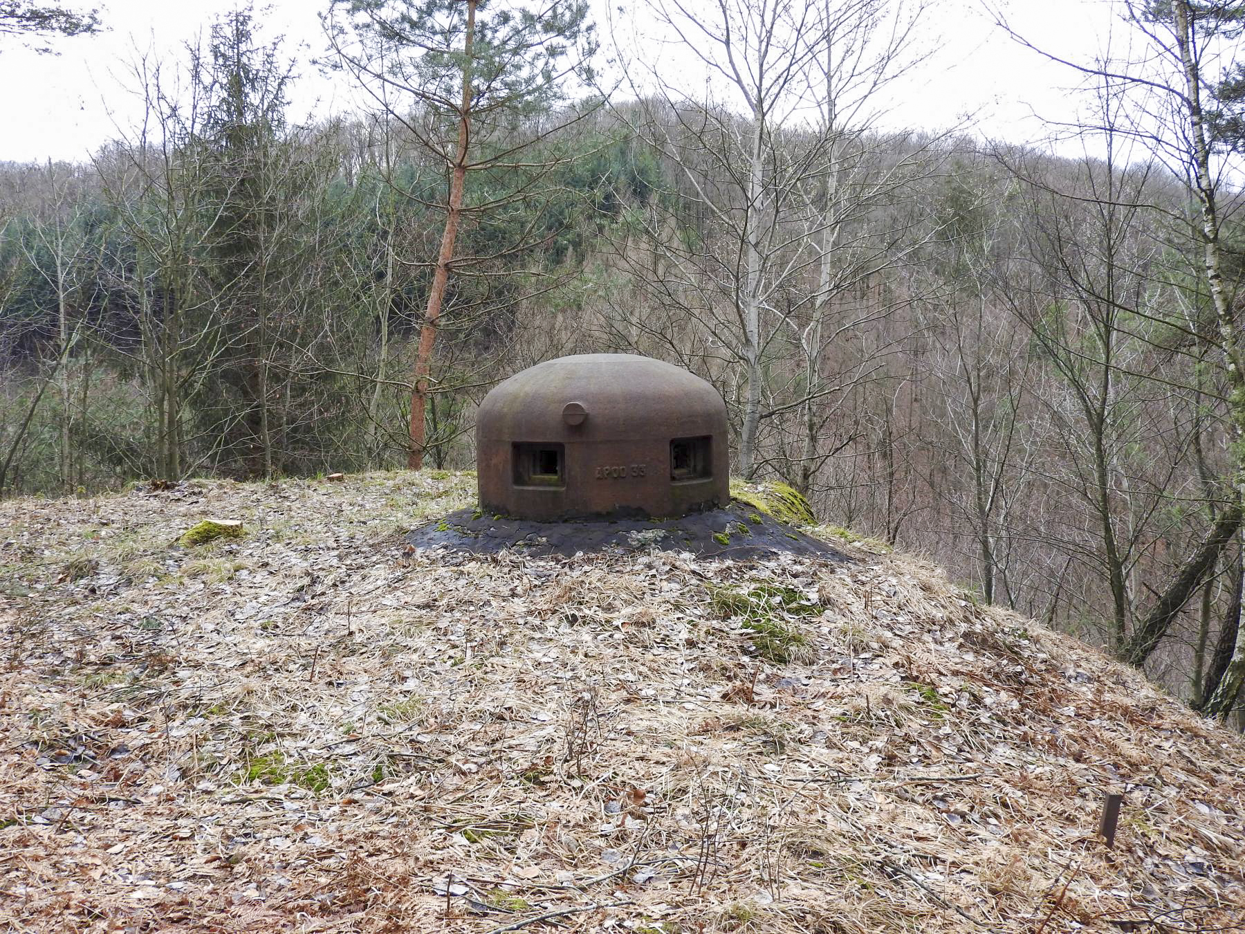 Ligne Maginot - NONNENHARDT N°1 - (Blockhaus pour arme infanterie) - La cloche GFM - STENGER Mathieu