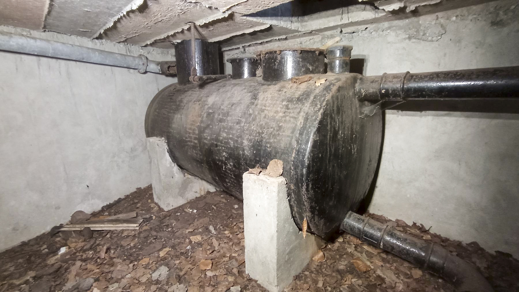 Ligne Maginot - NONNENHARDT N°2 - (Blockhaus pour arme infanterie) - La fosse chimique ASEPTA - Baptiste GAUDIN