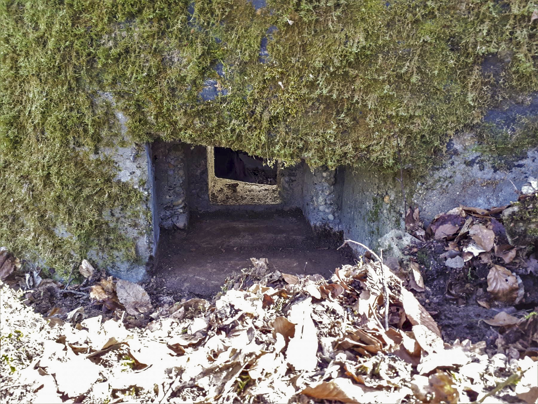 Ligne Maginot - C2 - SCHMELTZBACH 2 - (Blockhaus pour canon) - Détail du créneau latéral - Gregory Fuchs