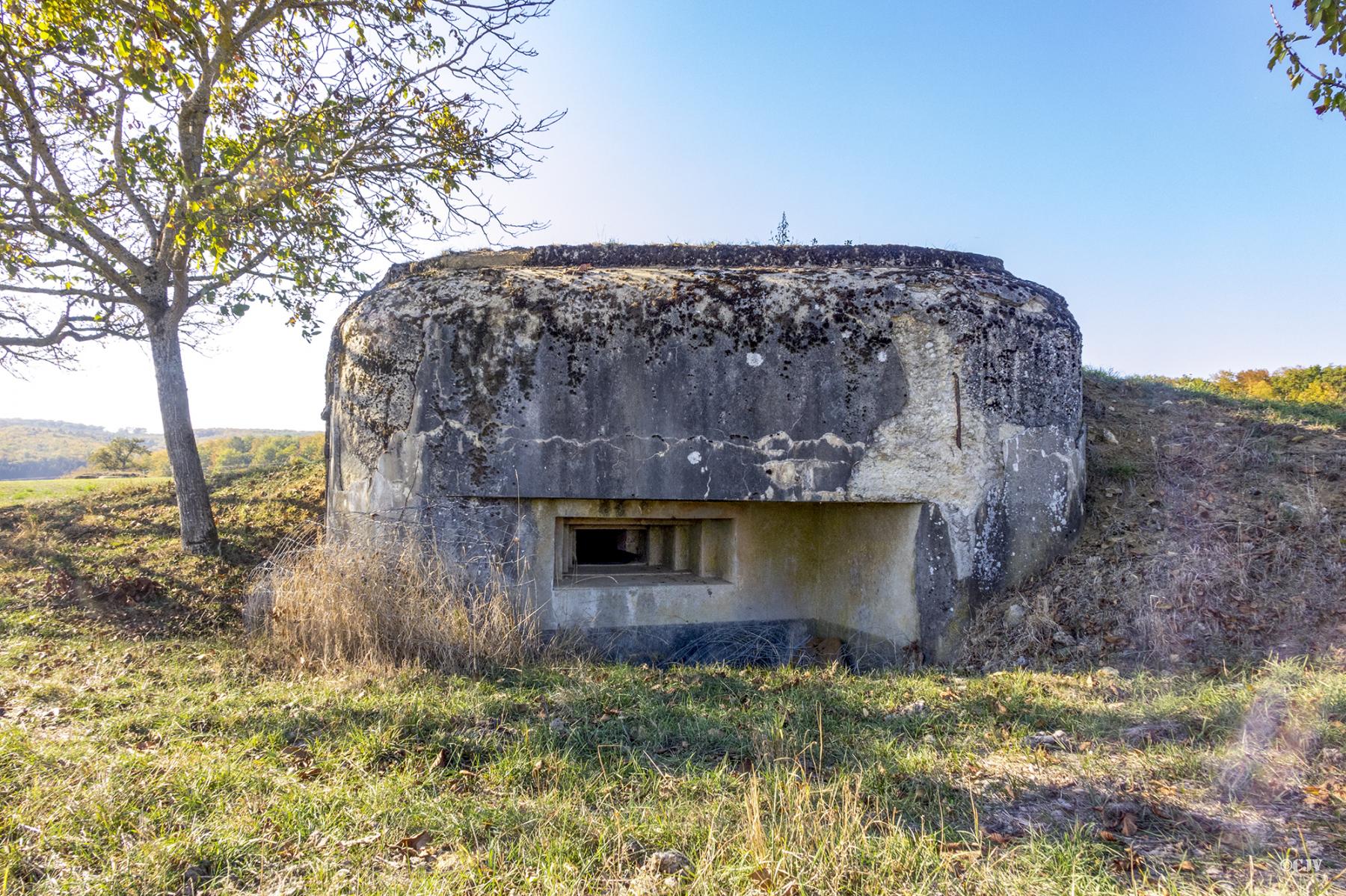 Ligne Maginot - SPIESS 3 - (Blockhaus pour arme infanterie) - Le créneau mitrailleuse - Lia VERMEULEN