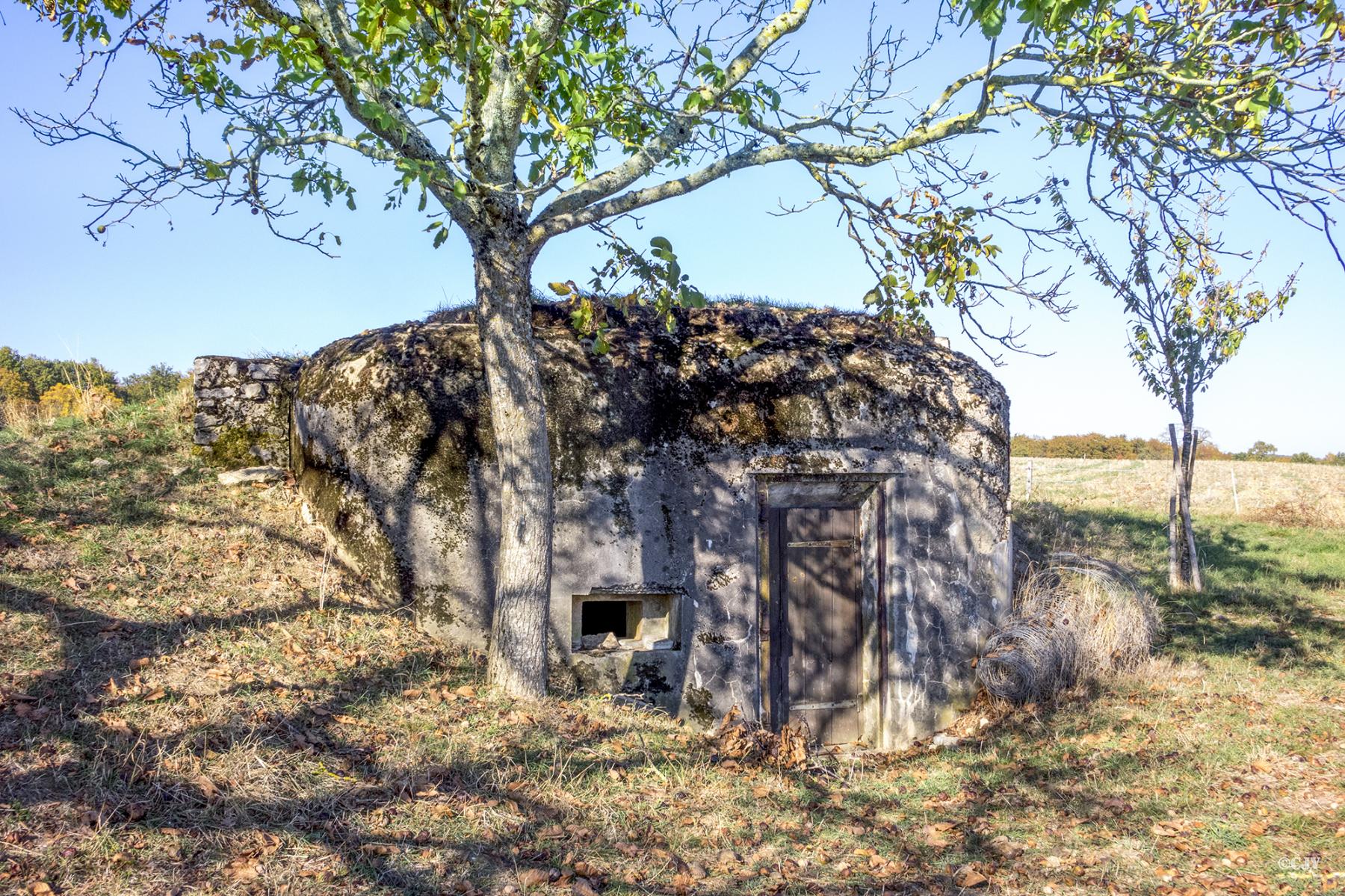 Ligne Maginot - SPIESS 3 - (Blockhaus pour arme infanterie) - L'entrée et le créneau de défense rapprochée - Lia VERMEULEN