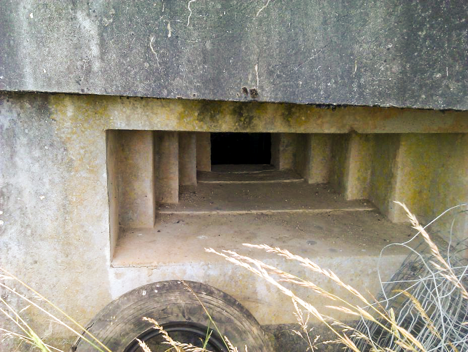 Ligne Maginot - Blockhaus Spiess 3 - Détail du créneau mitrailleuse - donceuh