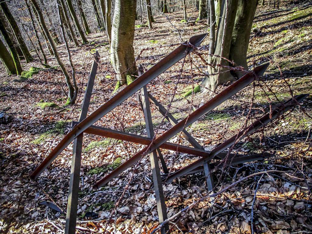Ligne Maginot - TRAUTBACH CENTRE - (Blockhaus pour arme infanterie) - Cheval de frise toujours en place - Fré Do
