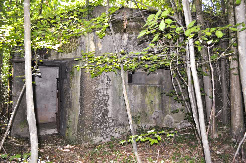 Ligne Maginot - L'entrée et un des créneaux de mitrailleuse - L'entrée et un des créneaux de mitrailleuse - Pruzsina jérome