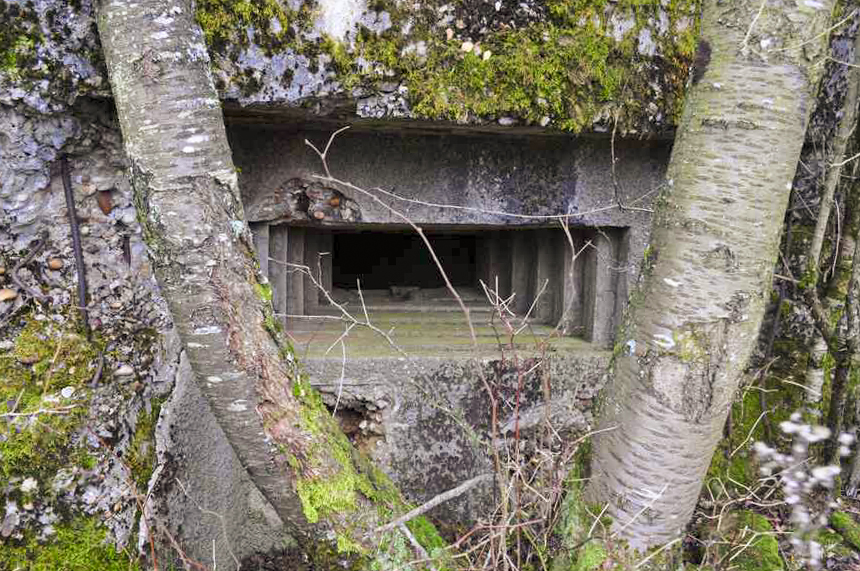 Ligne Maginot - DB2 - (Blockhaus pour canon) - Le créneau de mitrailleuse - Pruzsina jérome