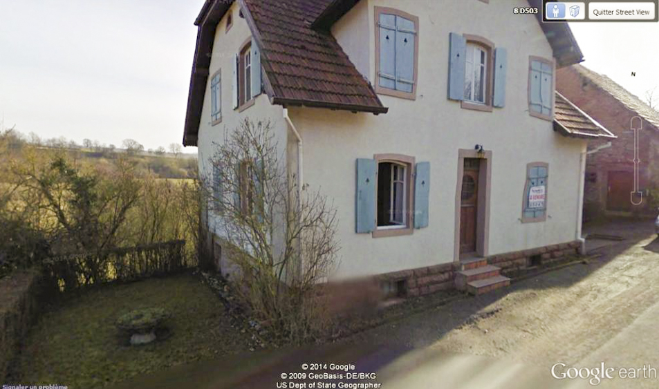 Ligne Maginot - WINGEN - POSTE GRM - (Poste GRM - Maison Forte) -  - Google - StreetView
