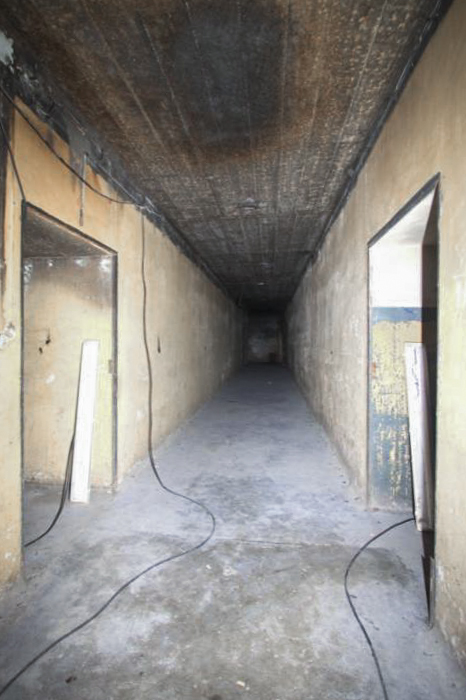 Ligne Maginot - NANCY- LAXOU - CENTRAL PROTéGé - (Central téléphonique isolé) - Couloir supérieur de desserte de l'abri - Antoine SCHOEN