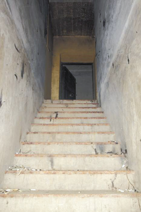 Ligne Maginot - NANCY- LAXOU - CENTRAL PROTéGé - (Central téléphonique isolé) - Escalier de liaison entre l'étage supérieur et inférieur - Antoine SCHOEN