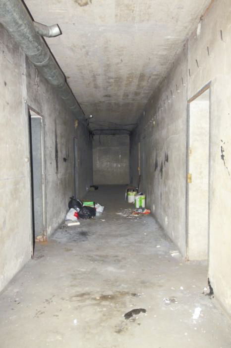 Ligne Maginot - NANCY- LAXOU - CENTRAL PROTéGé - (Central téléphonique isolé) - Couloir inférieur de desserte des locaux - Antoine SCHOEN