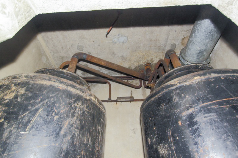 Ligne Maginot - NANCY- LAXOU - CENTRAL PROTéGé - (Central téléphonique isolé) - Réservoir à combustible de la chaudière - Antoine SCHOEN