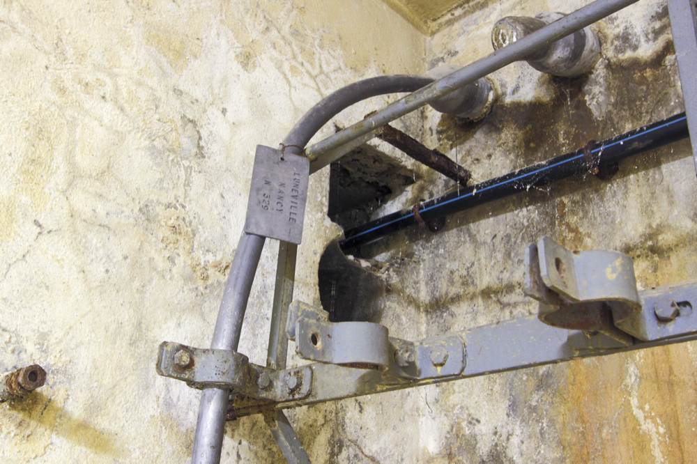 Ligne Maginot - NANCY- LAXOU - STATION PROTéGéE LSGD - (Central téléphonique isolé) - Arrivée des câbles LSGD - Antoine SCHOEN