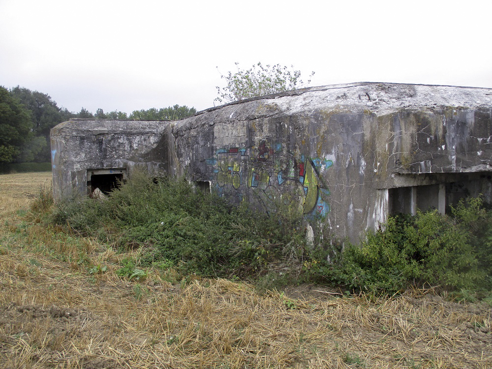 Ligne Maginot - A5 - PONT DE WATOU - (Blockhaus lourd type STG / STG-FCR - Double) - Vue prise dos au hameau le Droogland - Smardz Félix