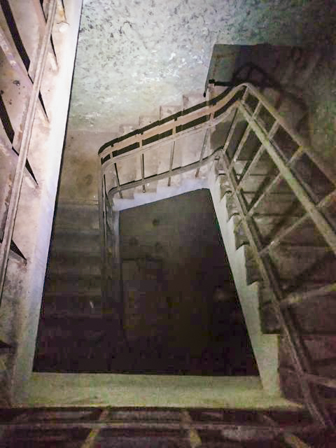 Ligne Maginot - BARRUNGSHOFF - BORNUNGSHOFF - X11 - (Abri) - La cage d'escaliers de l'abri. - Rominoutche