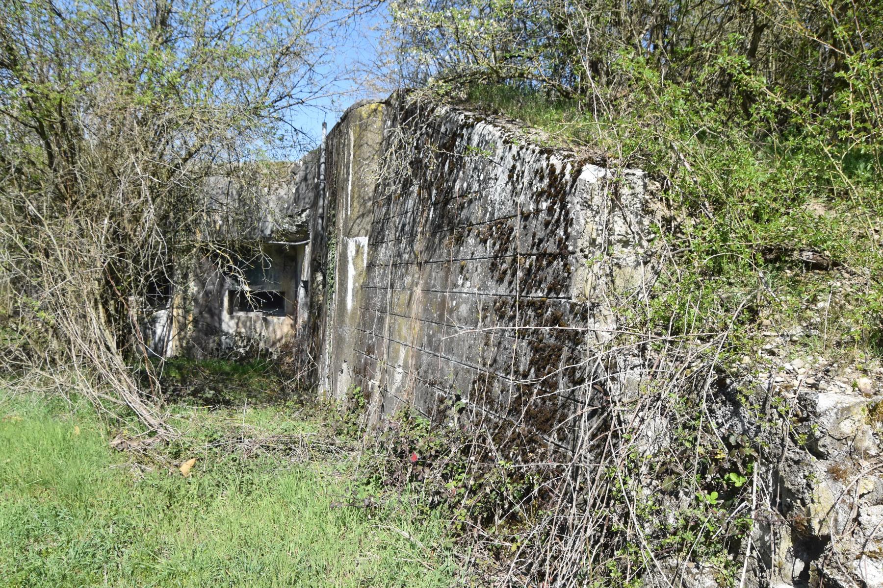 Ligne Maginot - 61/3 - OTTMARSHEIM SUD - (Casemate d'infanterie - Double) - Façade sud-créneaux mitrailleuse - Daniel Froehly