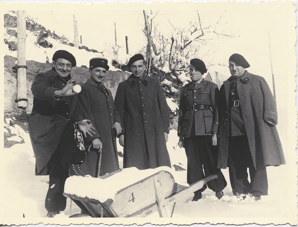 Ligne Maginot - RIMPLAS (RS) - (Ouvrage d'artillerie) - Des officiers de l'ouvrage - Henri LAFAYE