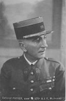Ligne Maginot - Col POTIER commandant le 171° RIF en 1935 - Colonel Potier, commandant  le 171° RIF Mulhouse