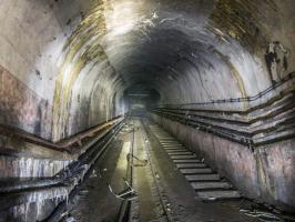 Ligne Maginot - MONT DES WELCHES - A21 - (Ouvrage d'artillerie) - Entrée munitions 
Le bas du plan incliné