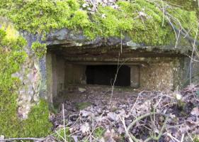 Ligne Maginot - FIRST 4 - (Blockhaus pour arme infanterie) - Créneau mitrailleuse
Niche de protection du créneau