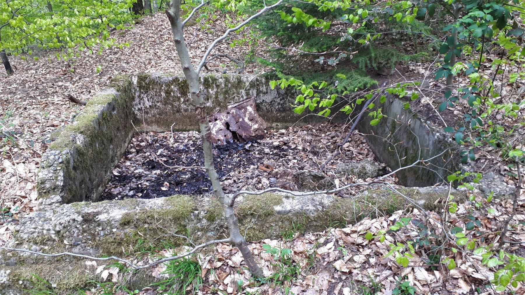 Ligne Maginot - GUNSTHAL COL - Un encuvement indéterminé derrière les blockhaus, sur l'arête du Diebskopf - Gregory Fuchs