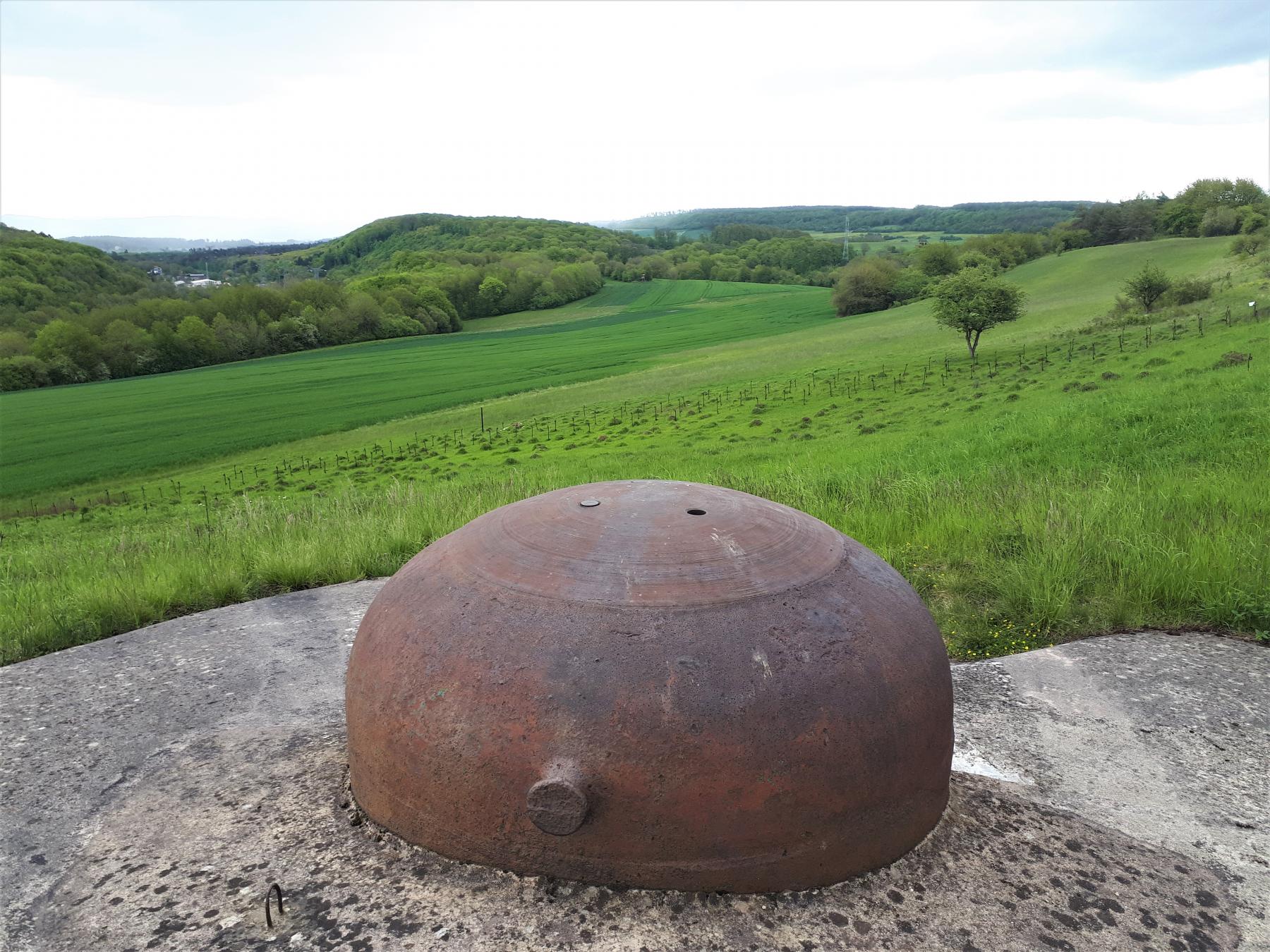 Ligne Maginot - EINSELING - A36 - (Ouvrage d'infanterie) - Cloche JM Est modifiée en AM
Direction de tir - Gregory Fuchs