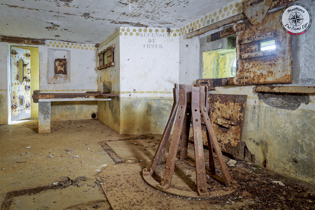 Ligne Maginot - Db28 (Blockhaus pour canon) - La crinoiline pour le canon de 47 antichar - Thierry Caland
