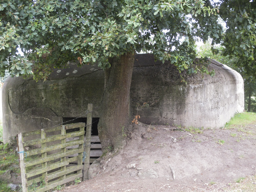 Ligne Maginot - B112 - STEENVOORDE Est 1 (Blockhaus pour canon) - Vue prise depuis la rue de Poperinge - Smardz Félix