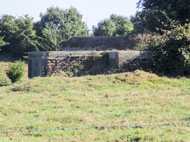 Ligne Maginot - B123 - QUEUE de VACHE Nord (Blockhaus pour arme infanterie) - Vue prise depuis la D 18 - Route de Godewaersvelde. - Smardz Félix
