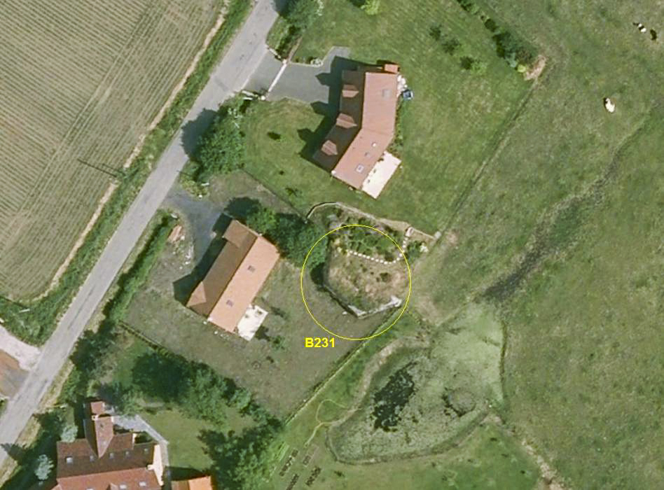 Ligne Maginot - B231 - La BRUNE GAYE (Blockhaus pour canon) -  - Google Earth