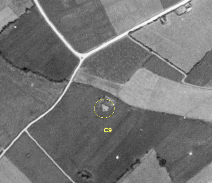 Ligne Maginot - C9 - EECKE NORD - (Blockhaus lourd type STG / STG-FCR - Double) -  - IGN - Géoportail 1949