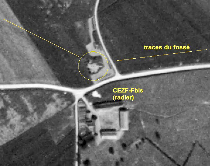 Ligne Maginot - CEZF-Fbis - BUNDER VELD (Casemate d'infanterie - double) -  - IGN - Géoportail 1949