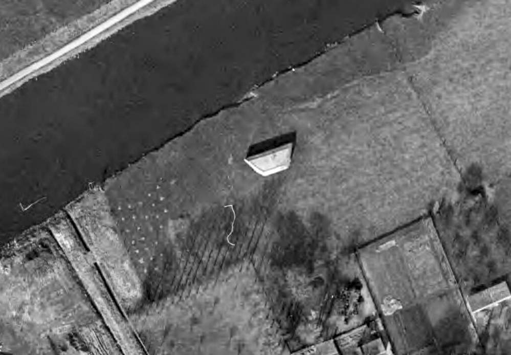 Ligne Maginot - B240bis - HOCART Ouest (Blockhaus pour canon) -  - IGN - Géoportail 1965