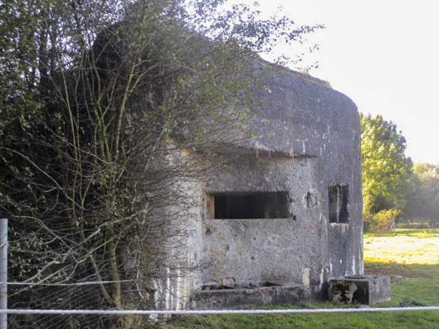 Ligne Maginot - B312 - ANSTAING - (Blockhaus pour canon) - Vue de la GR 121 B. - Smardz Félix