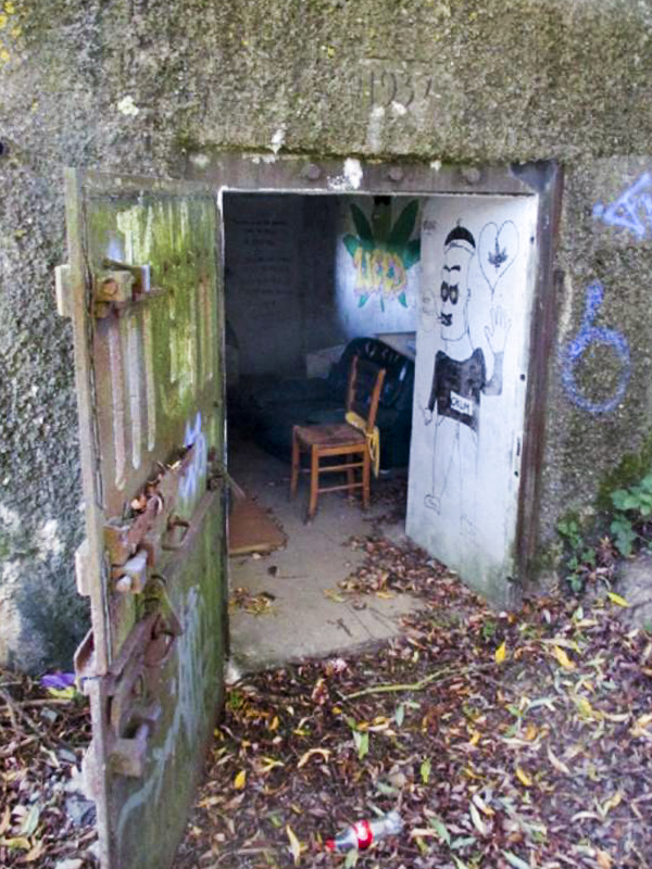 Ligne Maginot - B313 - GRUSON NORD-OUEST - (Blockhaus pour canon) - Accès à l'intérieur. - Smardz Félix