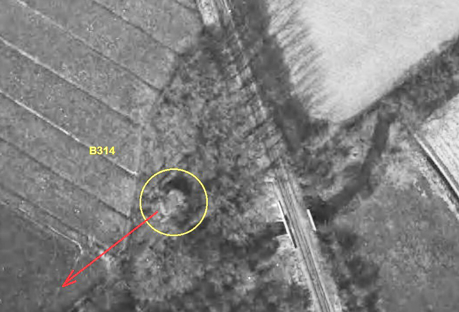 Ligne Maginot - B314 - GRUSON SUD - (Blockhaus pour canon) -  - IGN - Géoportail 1965