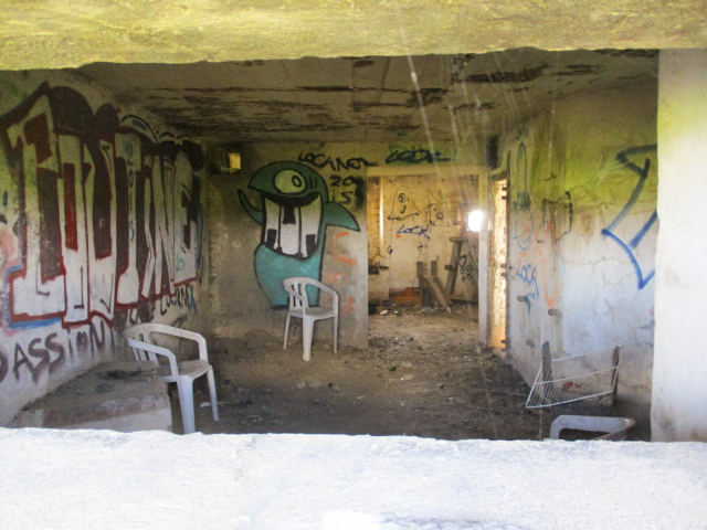 Ligne Maginot - B320 - CAMPHIN - (Blockhaus pour canon) - Intérieur du Blockhaus. - Smardz Félix