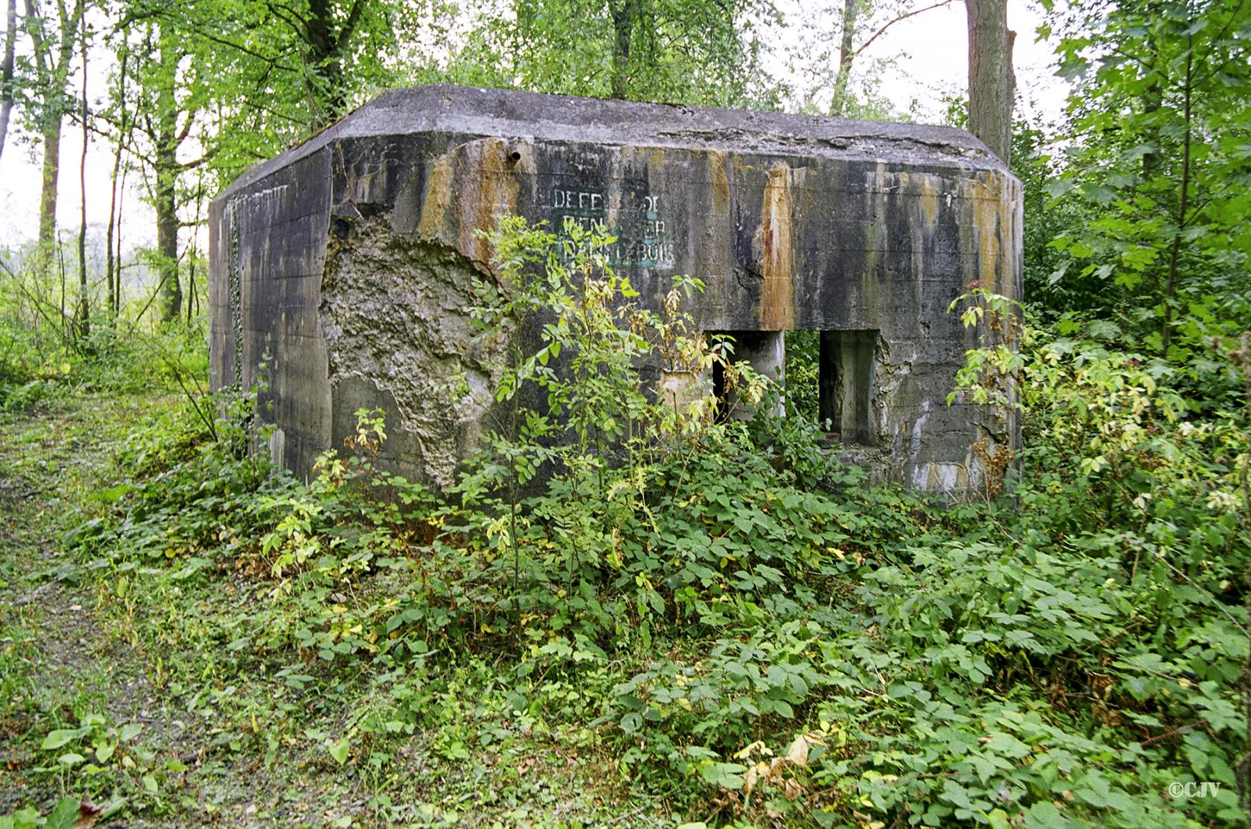 Ligne Maginot - BEF 301 - BOIS de la TASSONNIERE (Blockhaus pour canon) -  - Caspar Vermeulen
