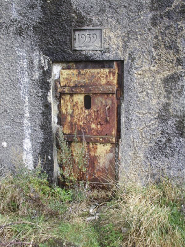 Ligne Maginot - B334 - LA PLAINE NORD - (Blockhaus pour canon) - Porte d'accès condamnée. - Smardz Félix
