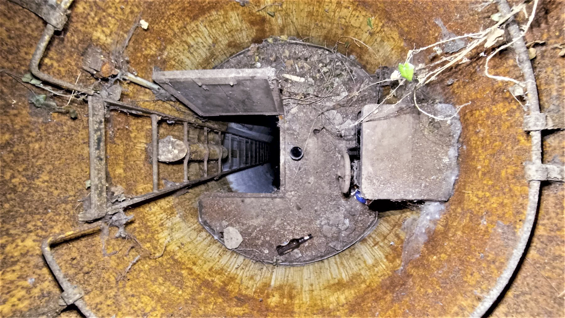 Ligne Maginot - BUCHHOLZBERG (I / 79° RIF) - (Abri) - Vue de dessus du plancher mobile de la cloche GFM Est - Baptiste GAUDIN