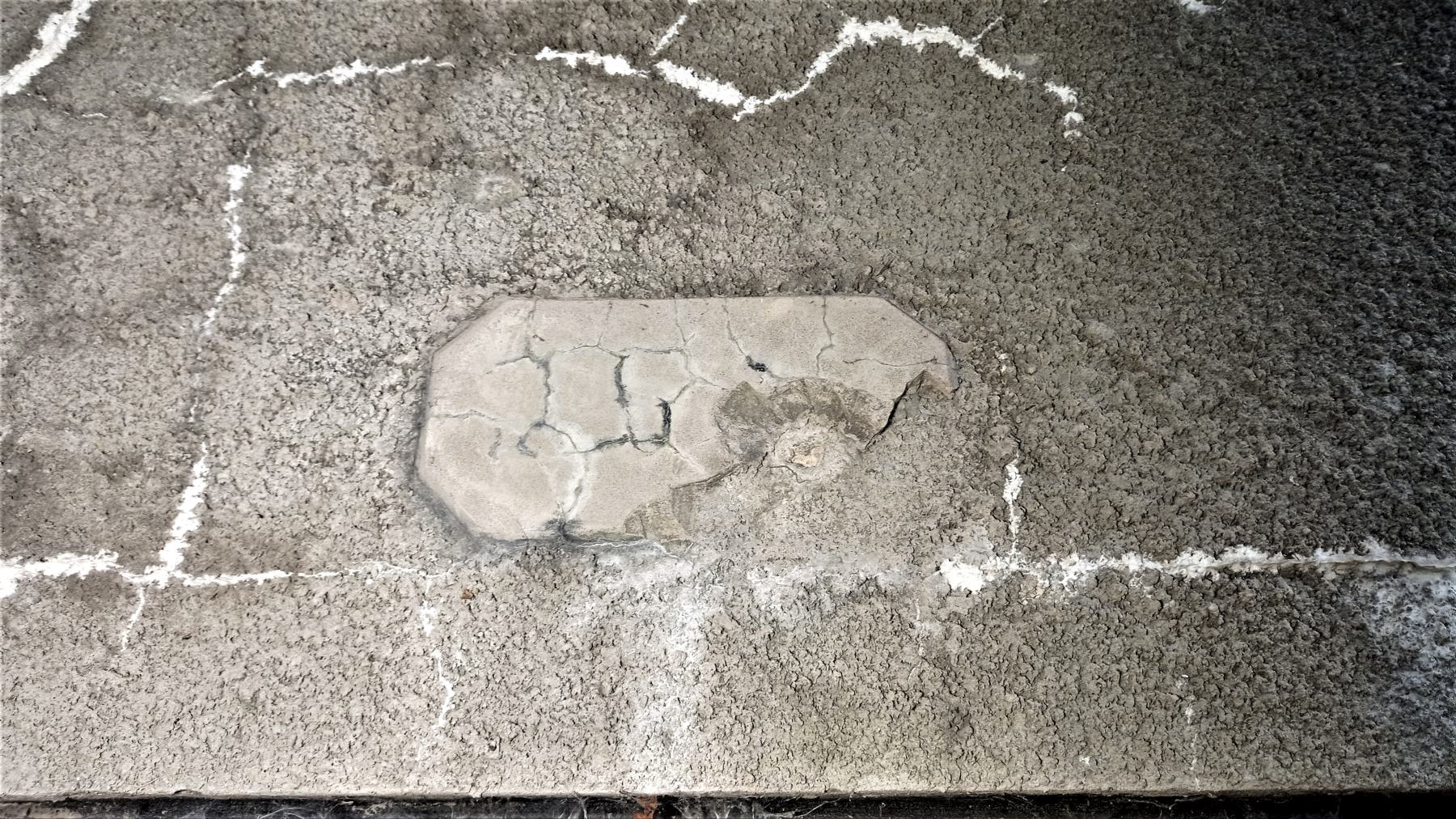 Ligne Maginot - BUCHHOLZBERG (I / 79° RIF) - (Abri) - Emplacement d'un cartouche au dessus de l'entrée Ouest - Baptiste GAUDIN
