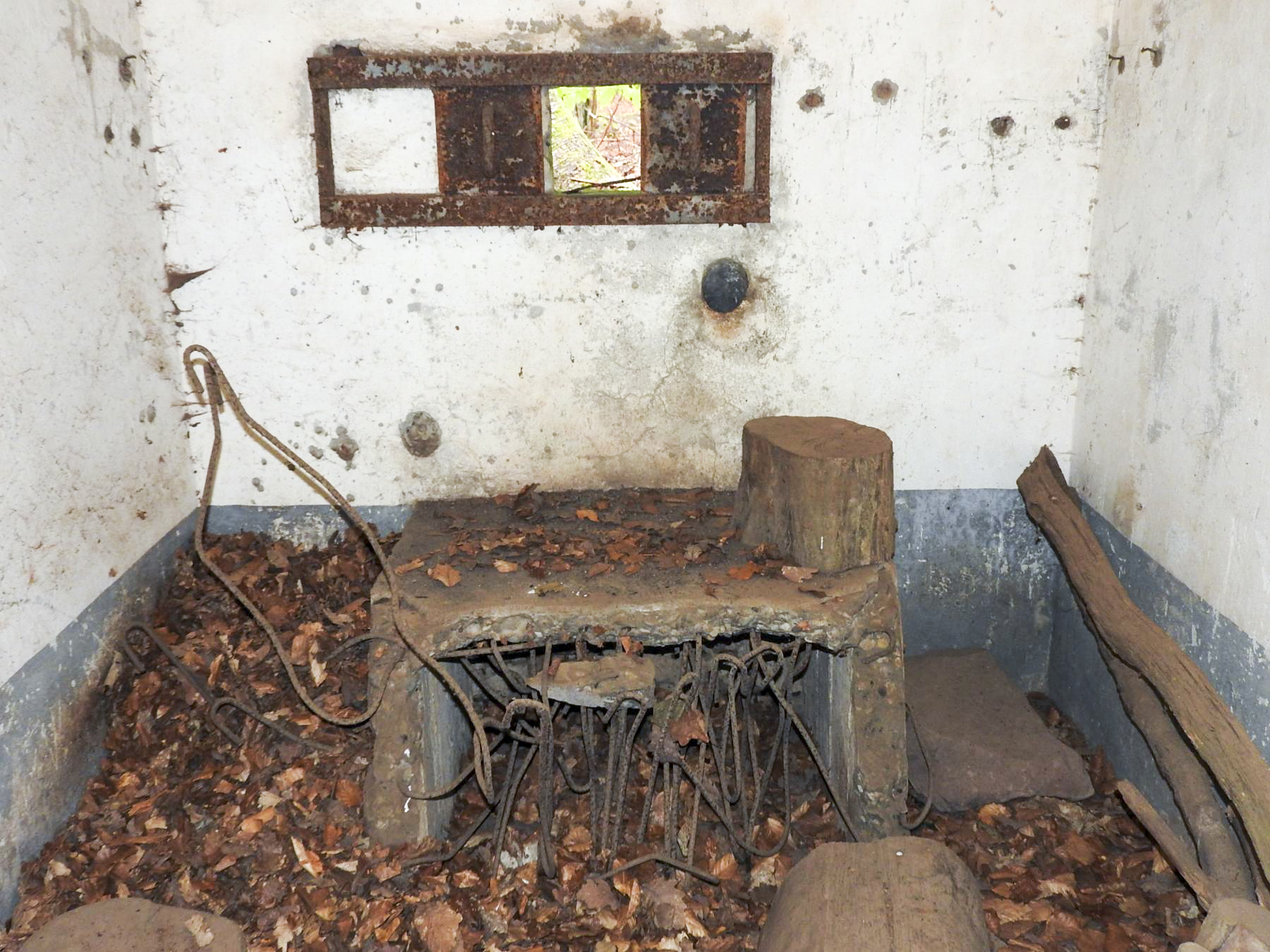 Ligne Maginot - M9 - TRAUTBACH 1 - (Blockhaus pour arme infanterie) - La chambre de tir - STENGER Mathieu