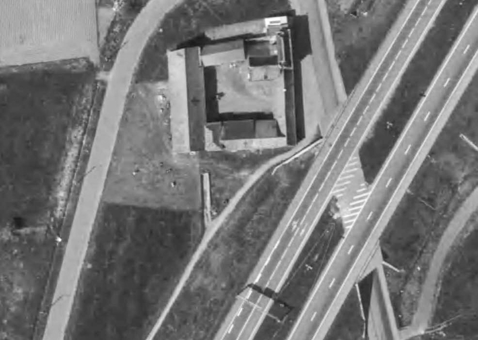 Ligne Maginot - B270 - BETHLEEM (Blockhaus pour canon) - 10 ans plus tard... - IGN - Géoportail 1976