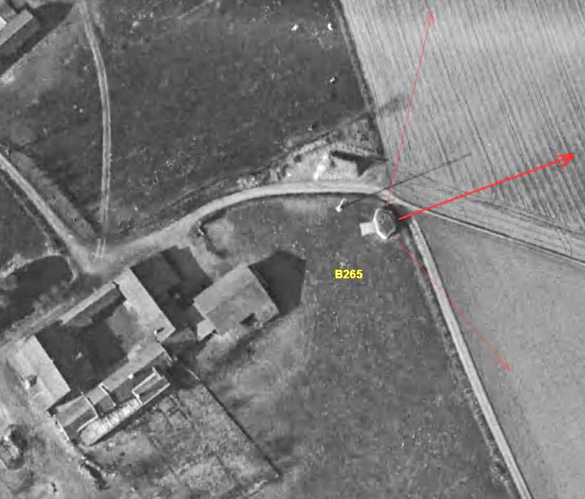 Ligne Maginot - B265 - LE PLAT VINAGE - (Blockhaus pour canon) -  - IGN - Géoportail 1965