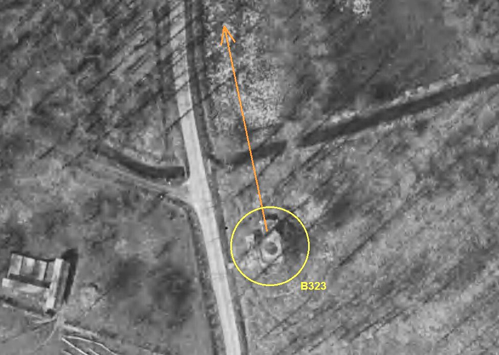 Ligne Maginot - B323 - LOUVIL - (Blockhaus pour canon) -  - IGN - Géoportail 1965