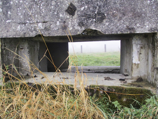 Ligne Maginot - B352 - LANNAY NORD - (Blockhaus pour canon) - Le créneau pour canon du blockhaus. - Smardz Félix